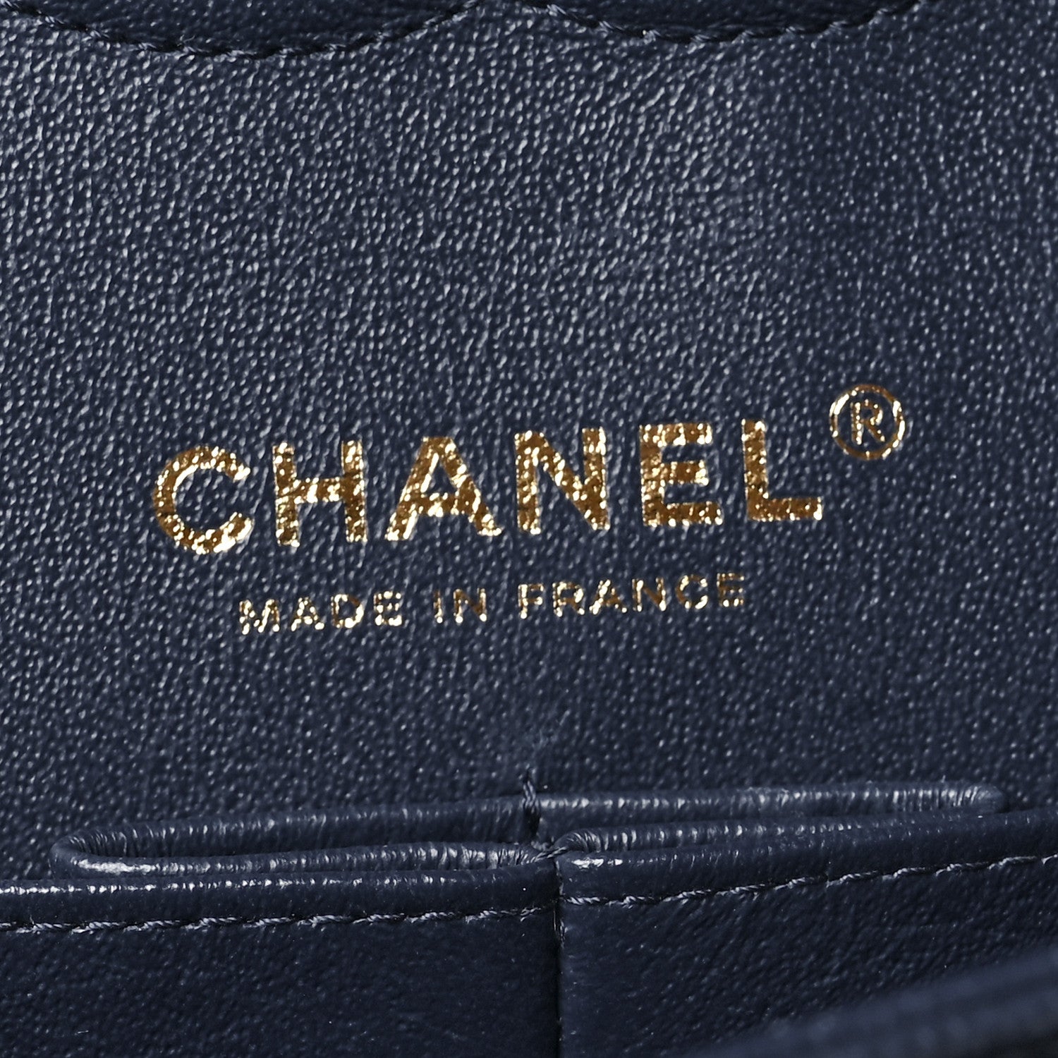 Chanel Caviar Quilted Medium Double Flap Navy 6 of 11