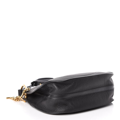 Chloe Grained Calfskin Small Hayley Hobo Black 4 of 12