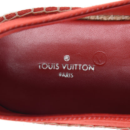 Louis Vuitton Canvas Waterfall Espadrille 37 Rouge 7 of 9