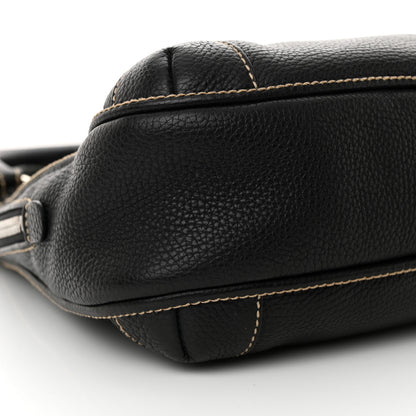 Chanel Grained Calfskin Tassel Hobo Black 9 of 15