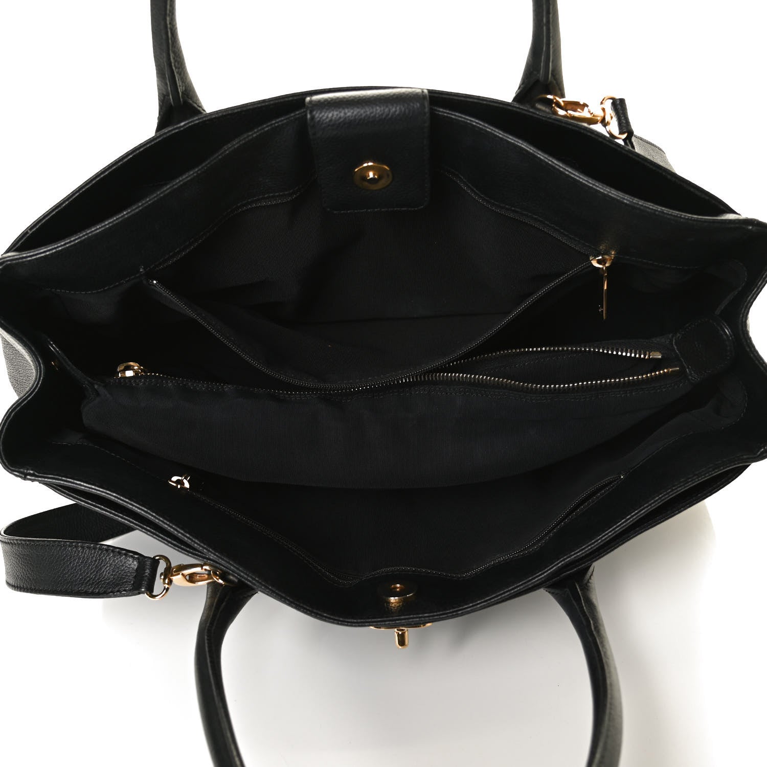 Chanel Caviar Cerf Executive Shopper Tote Black 5 of 11
