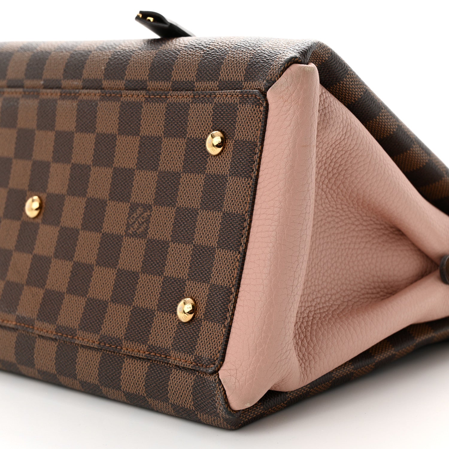 Louis Vuitton Cuir Taurillon Damier Ebene Normandy Magnolia 10 of 14
