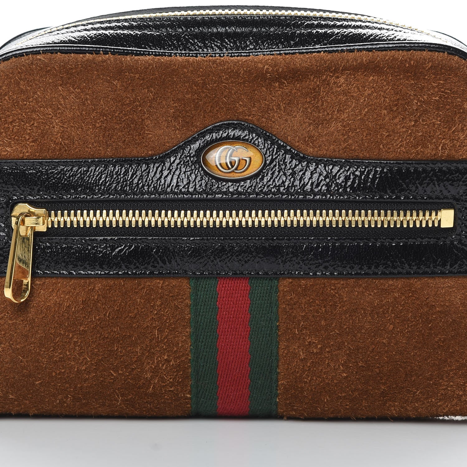 Gucci Suede Small Ophidia Belt Bag 75 30 Brown 8 of 13