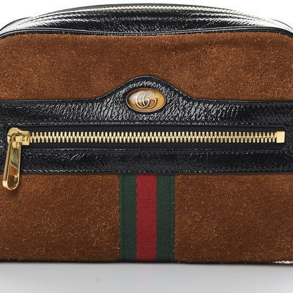 Gucci Suede Small Ophidia Belt Bag 75 30 Brown 8 of 13