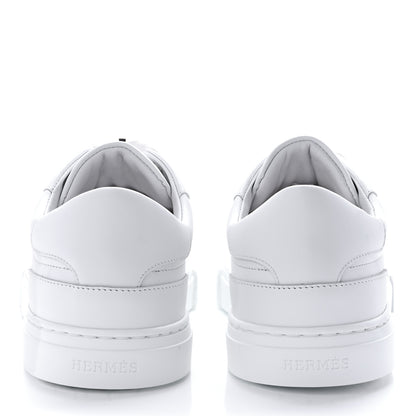 Hermes Calfskin Day Sneakers 37.5 White 5 of 8