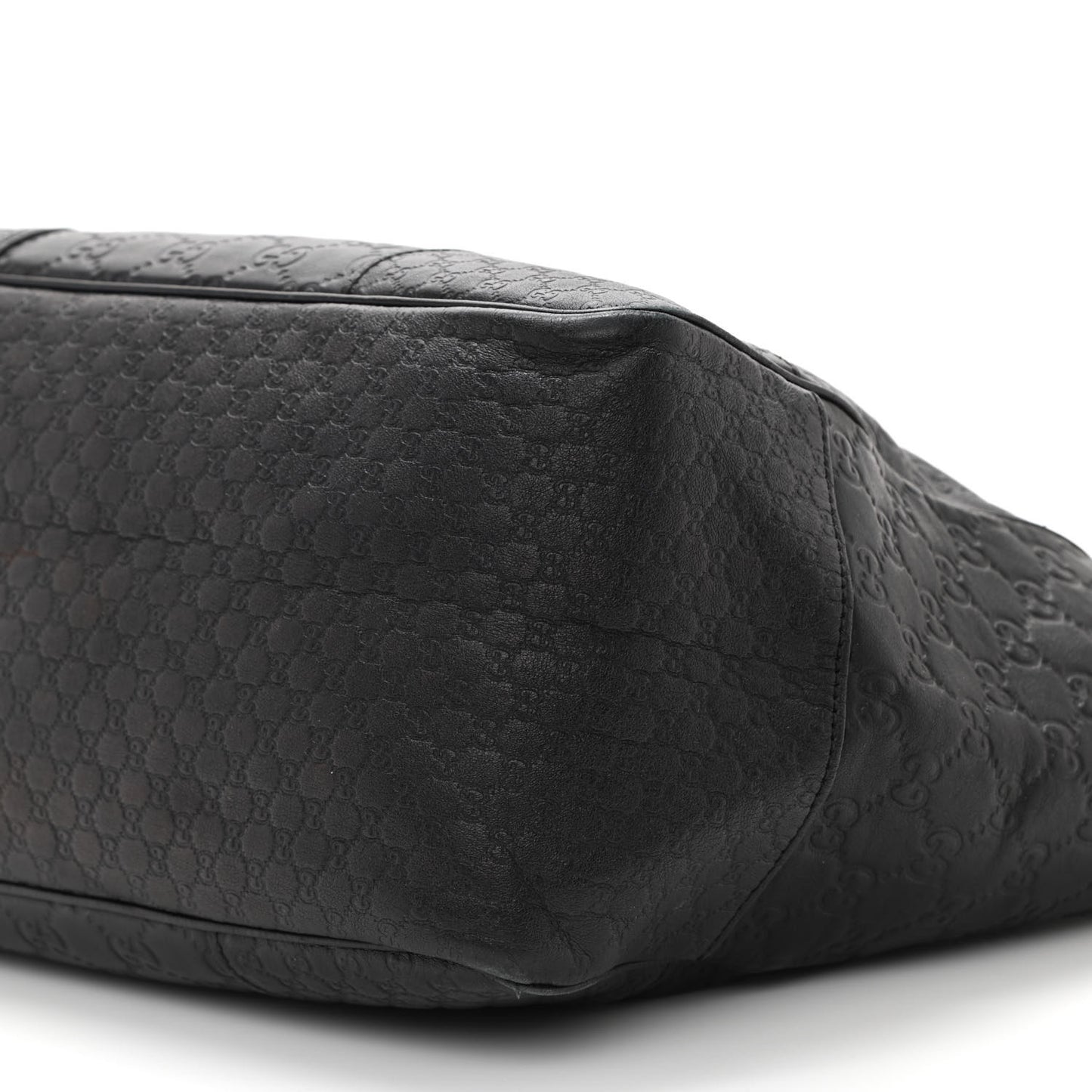 Guccissima Medium Bree Zippered Tote Black