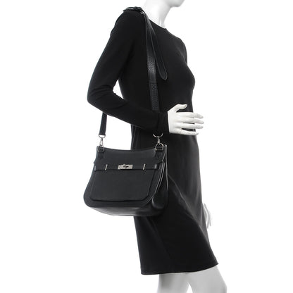 Hermes Taurillon Clemence Jypsiere 28 Black 2 of 7