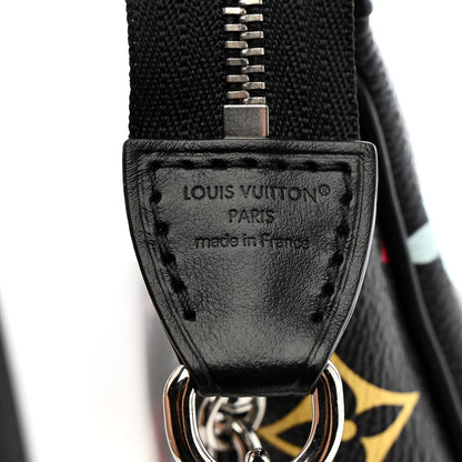 Louis Vuitton LV X TM Monogram Multicolor Pochette Accessories Black 7 of 10