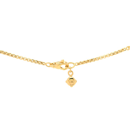 David Yurman 18K Yellow Gold 1.7mm Box Chain Necklace 20" 4 of 5