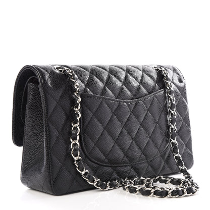 Chanel Caviar Quilted Medium Double Flap Black 2 of 8