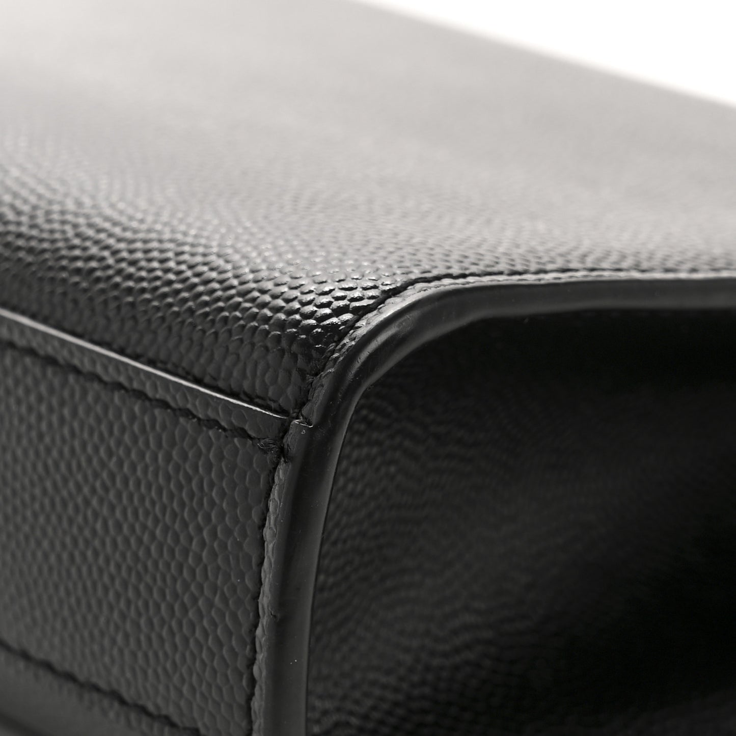 Grain De Poudre Small Monogram Monochrome Kate Satchel Black