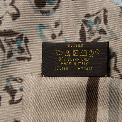 Louis Vuitton Silk Monogram Rainbow Giant Bandeau Beige 4 of 4