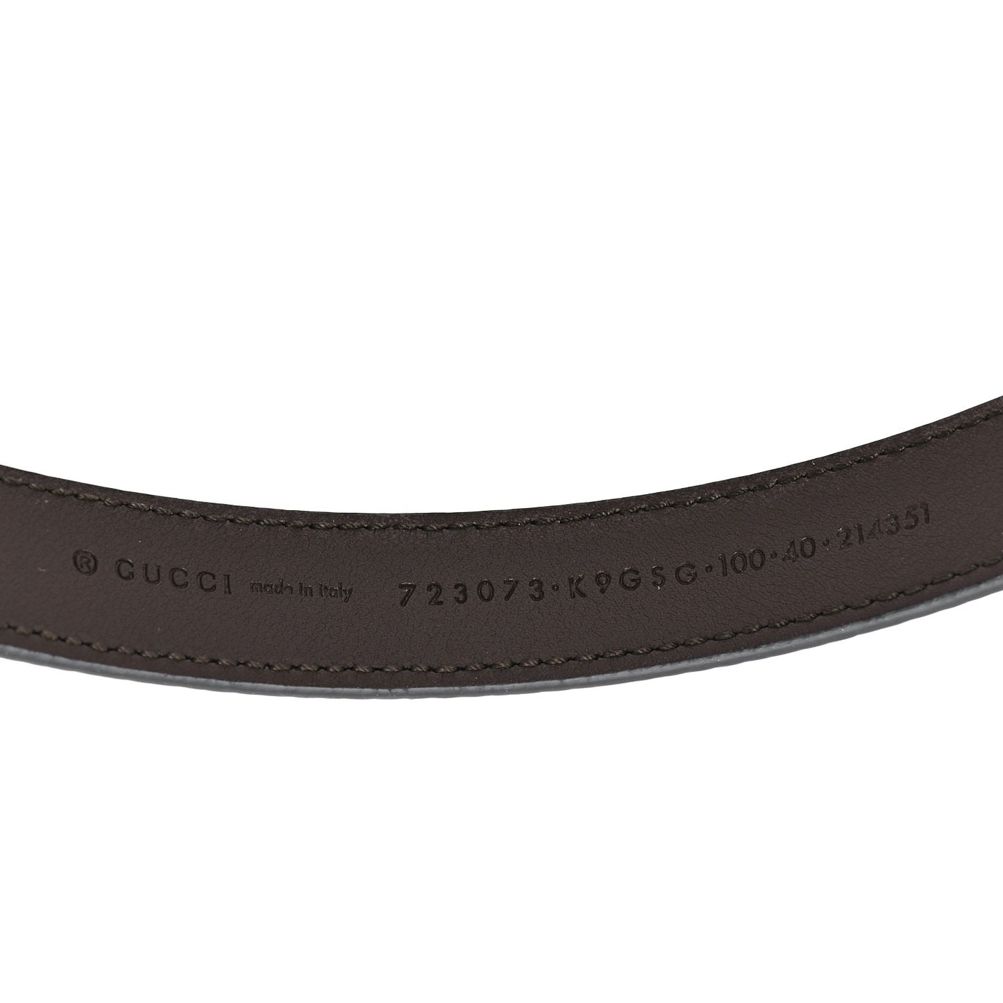 GG Supreme Monogram Textured Dollar Calfskin Blondie 30mm Belt 100 40 Beige Ebony New Acero