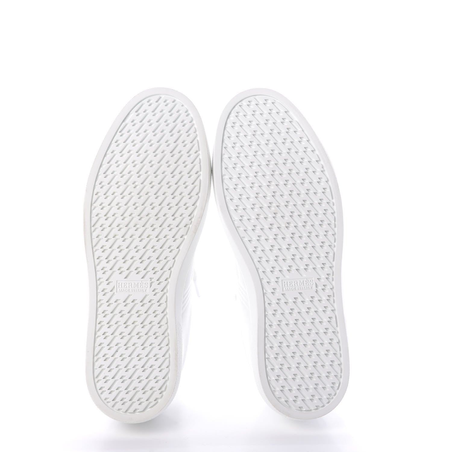 Hermes Calfskin Womens Avantage Sneakers 37.5 White 7 of 12