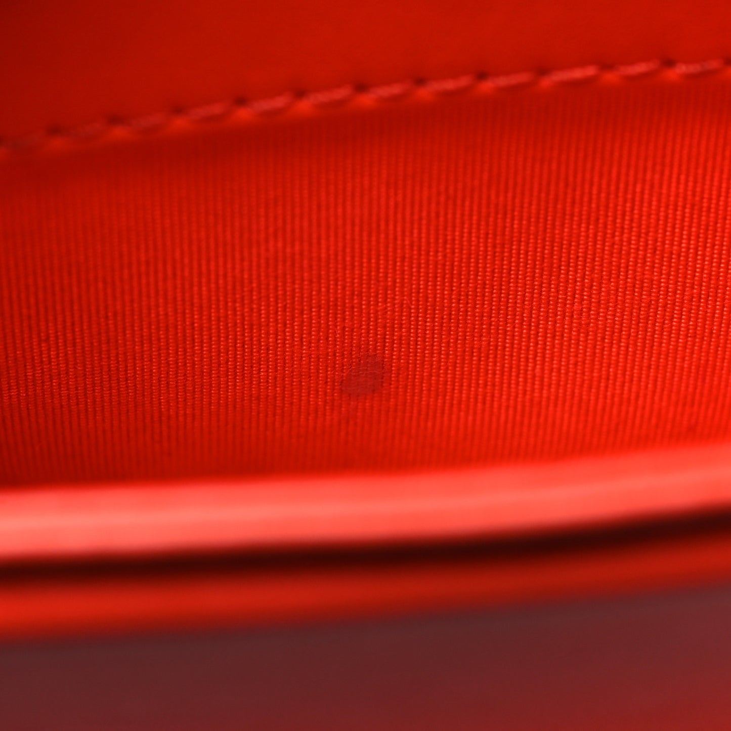 Calfskin Braided Small Chic Flap Red