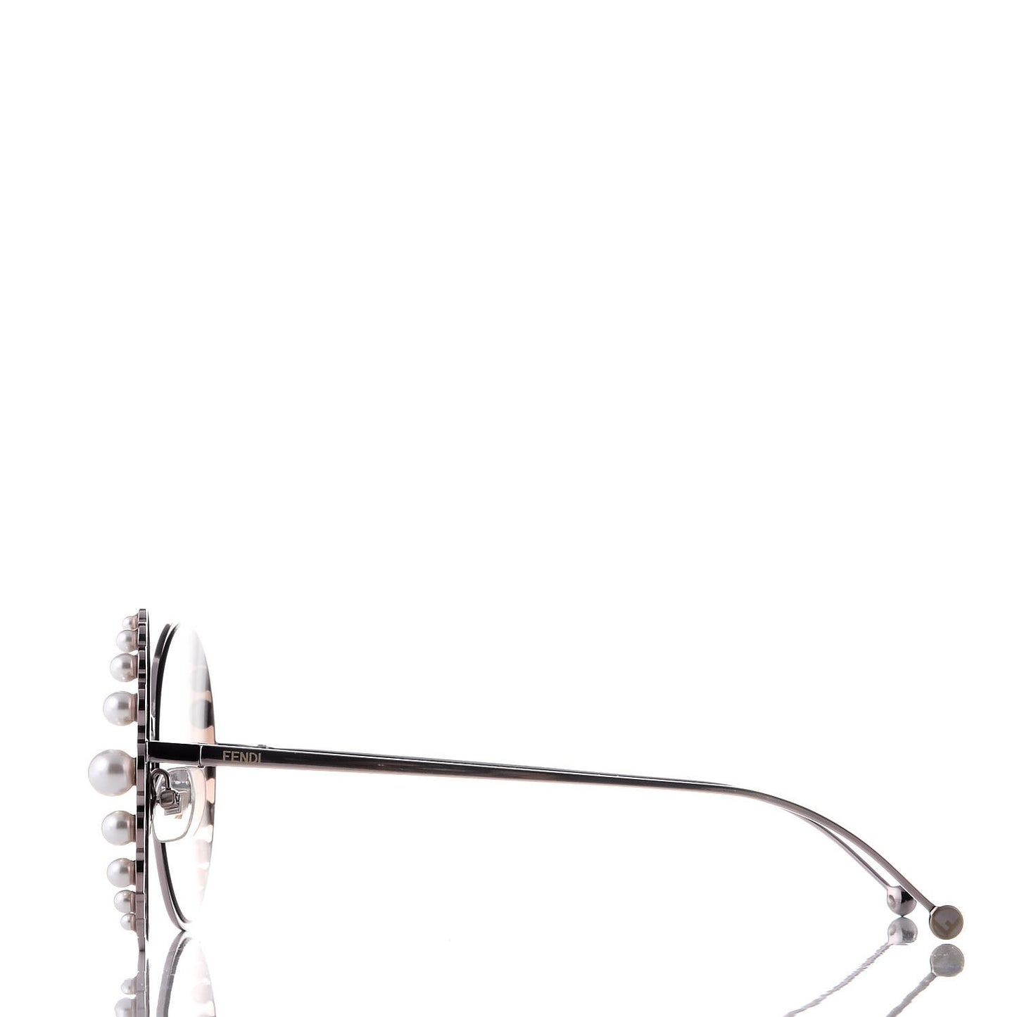 Metal Dots Round Sunglasses FF 0259/S Rose Gold