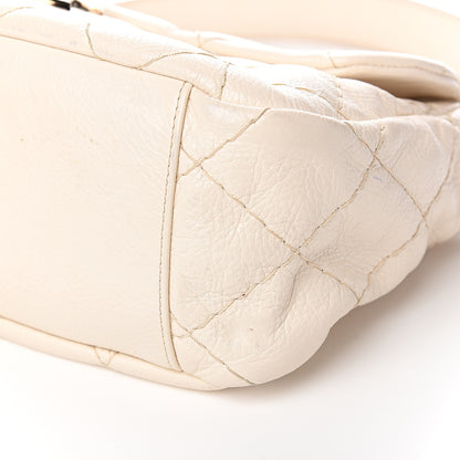 Chanel Glazed Calfskin Stitched On The Road Flap Ivory 11 of 13