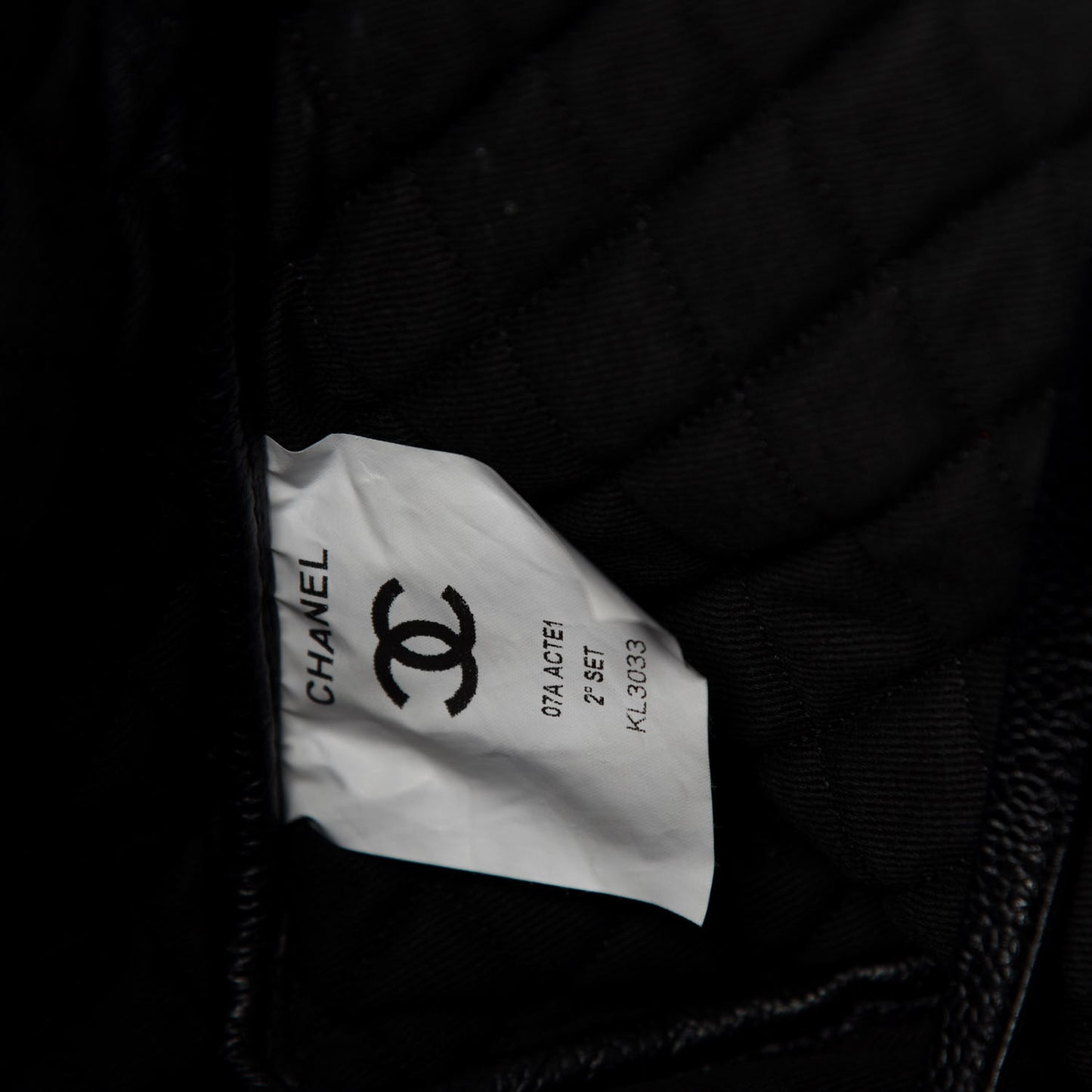 Coated Canvas Coco Tote Black