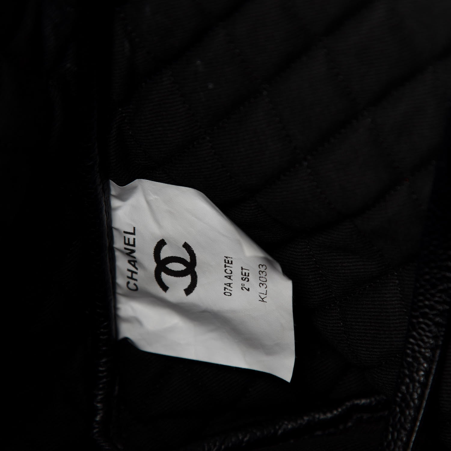 Chanel Coated Canvas Coco Tote Black 10 of 11