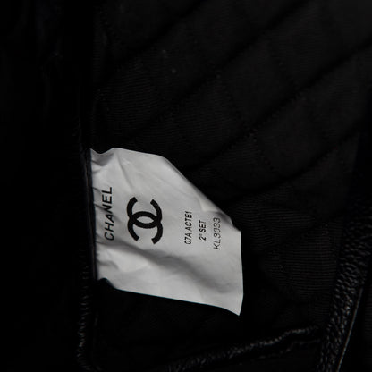 Chanel Coated Canvas Coco Tote Black 10 of 11