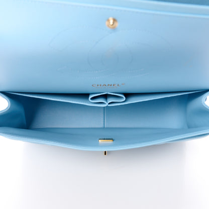 Chanel Caviar Quilted Jumbo Double Flap Light Blue 5 of 12