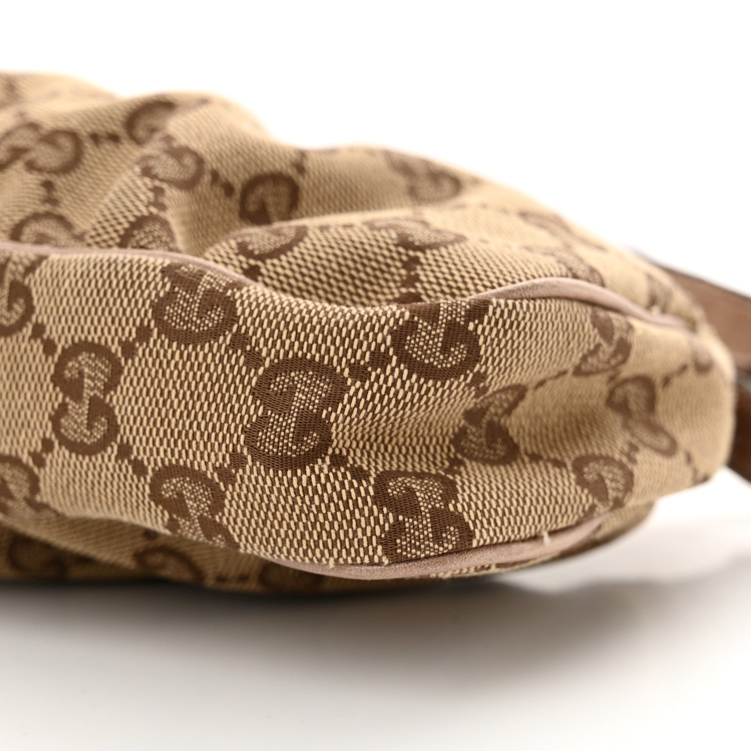 Gucci Monogram Heart GG Charm Pochette Bronze 10 of 14