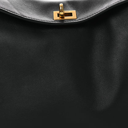 Balenciaga Natural Smooth Calfskin Mini Rodeo Top Handle Handbag Black 7 of 9