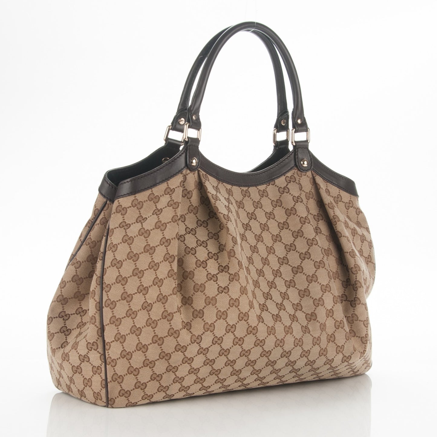 Monogram Large Sukey Tote Dark Brown