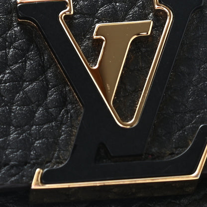 Louis Vuitton Taurillon Capucines Compact Wallet Black 9 of 9