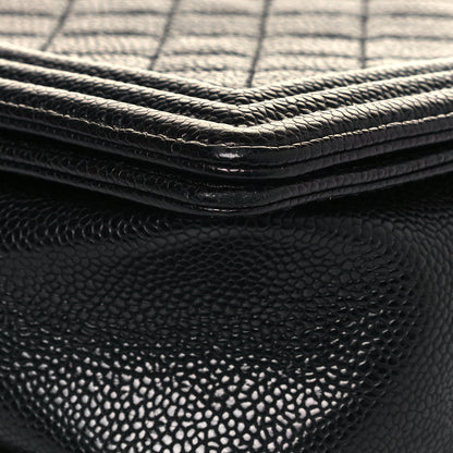 Chanel Caviar Quilted New Medium Boy Flap Black 9 of 13