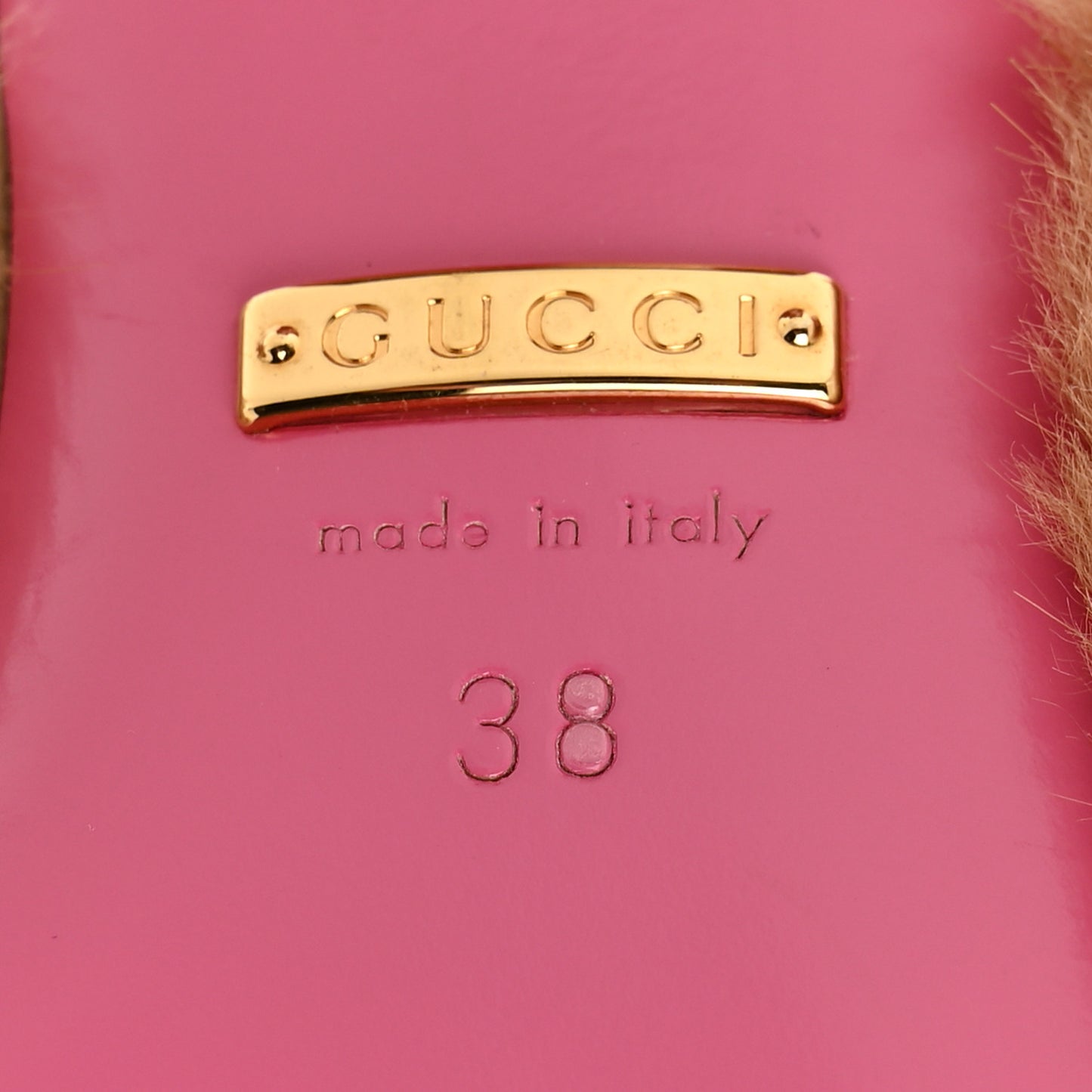 Mink Malaga Kid Crystal Candy Mules 38 Light Brown Black