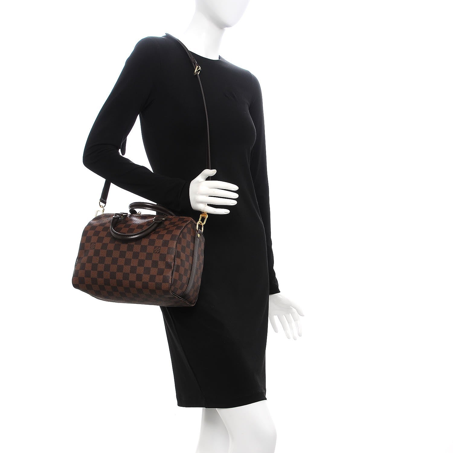Louis Vuitton Damier Ebene Speedy Bandouliere 25 2 of 8
