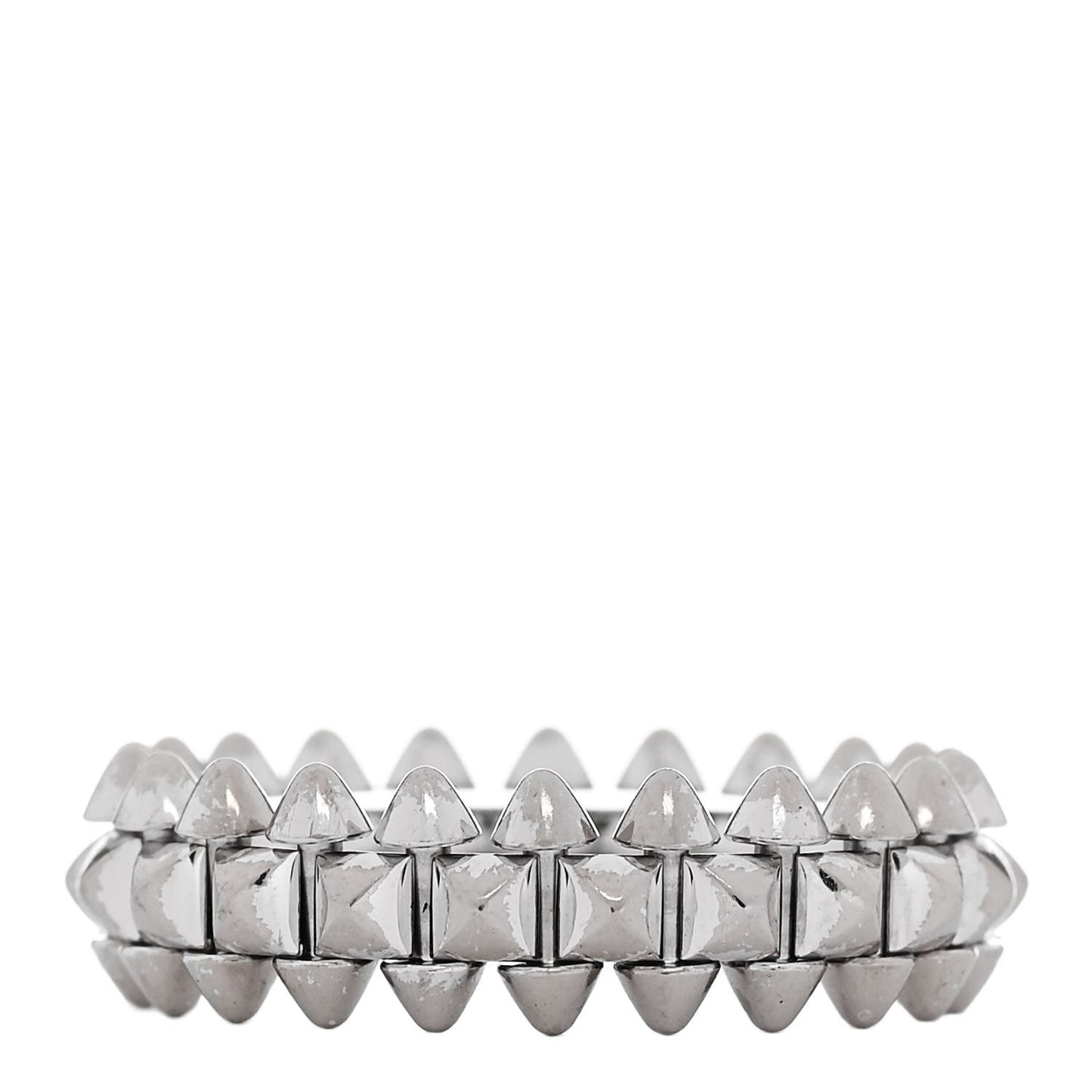 18K White Gold SM Clash De Cartier Ring 53 6.25