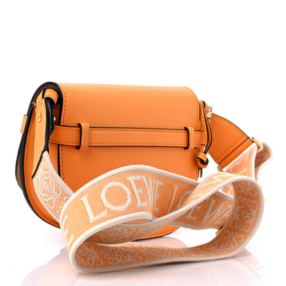 Loewe Calfskin Jacquard Mini Gate Dual Bag Mandarin 3 of 9