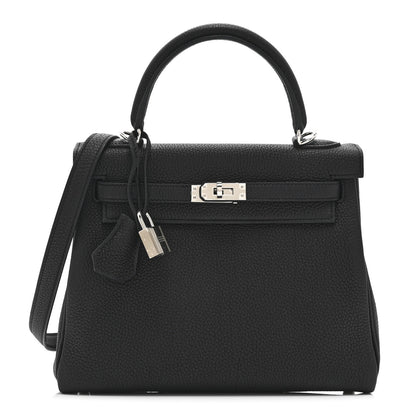 Hermes Togo Kelly Retourne 25 Black 1 of 10