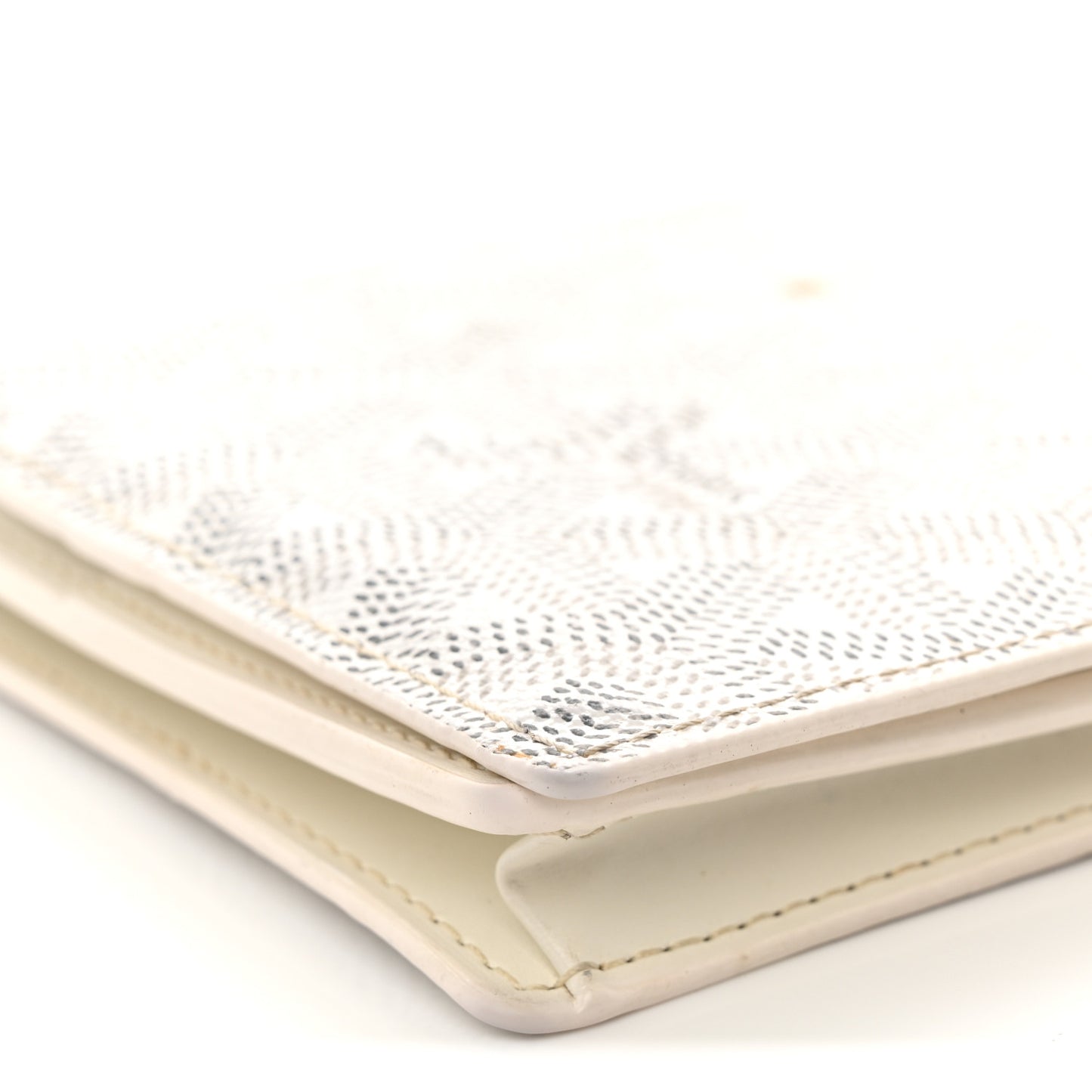 Goyardine Richelieu Wallet White