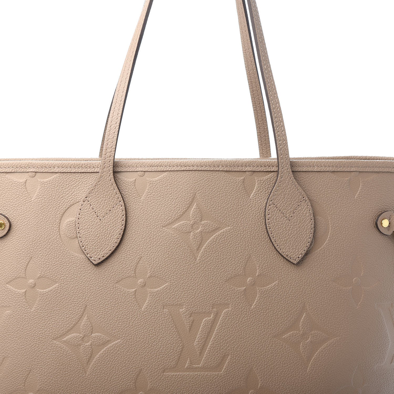 Louis Vuitton Empreinte Monogram Giant Neverfull MM Tourterelle 7 of 9