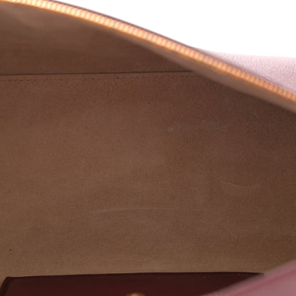 Loro Piana Saddle Calfskin Extra Bag L27 Azuki Beans 5 of 10