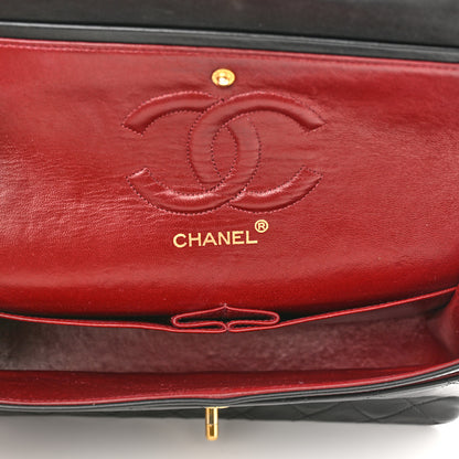 Chanel Lambskin Quilted Medium Double Flap Black 5 of 10