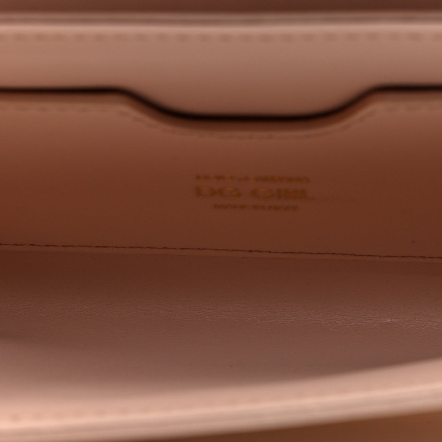 DOLCE GABBANA Calfskin DG Girls Phone Shoulder Bag Pink