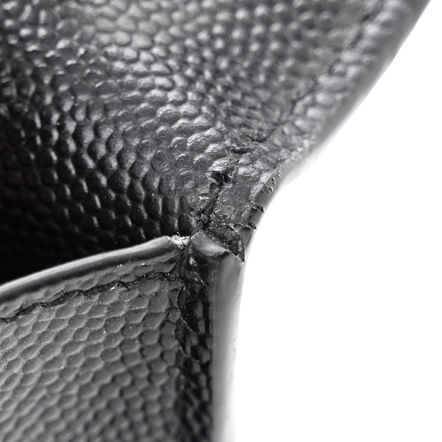 Saint Laurent Grain De Poudre Classic Monogram Kate Tassel Chain Wallet Black 12 of 14