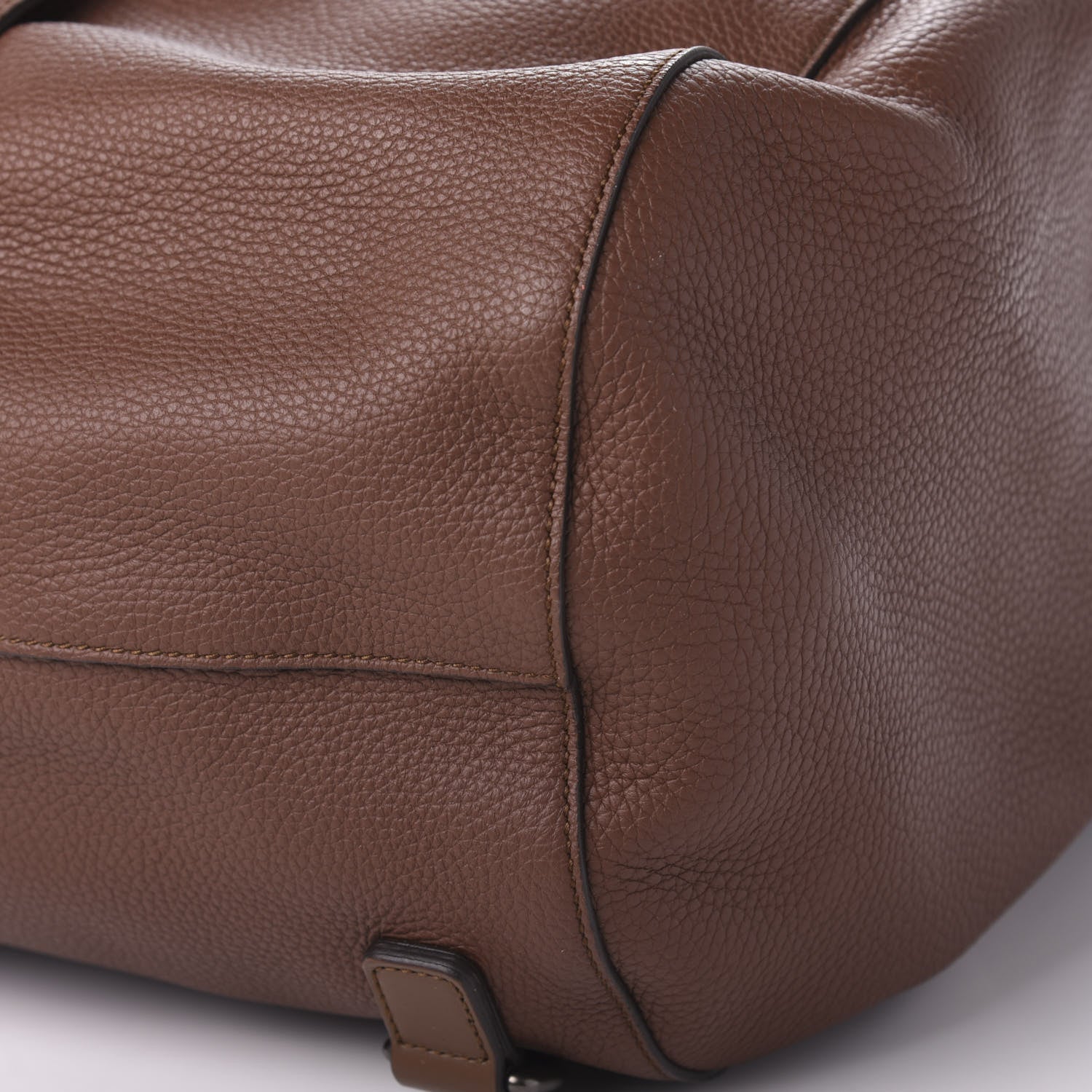 Gucci Pebbled Calfskin Drawstring Backpack Brown 6 of 10