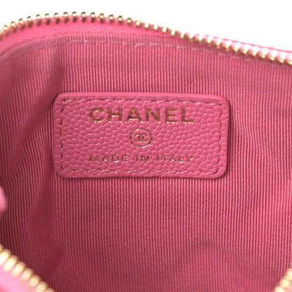 Chanel Caviar Quilted Small Cosmetic Case Pink 6 of 7