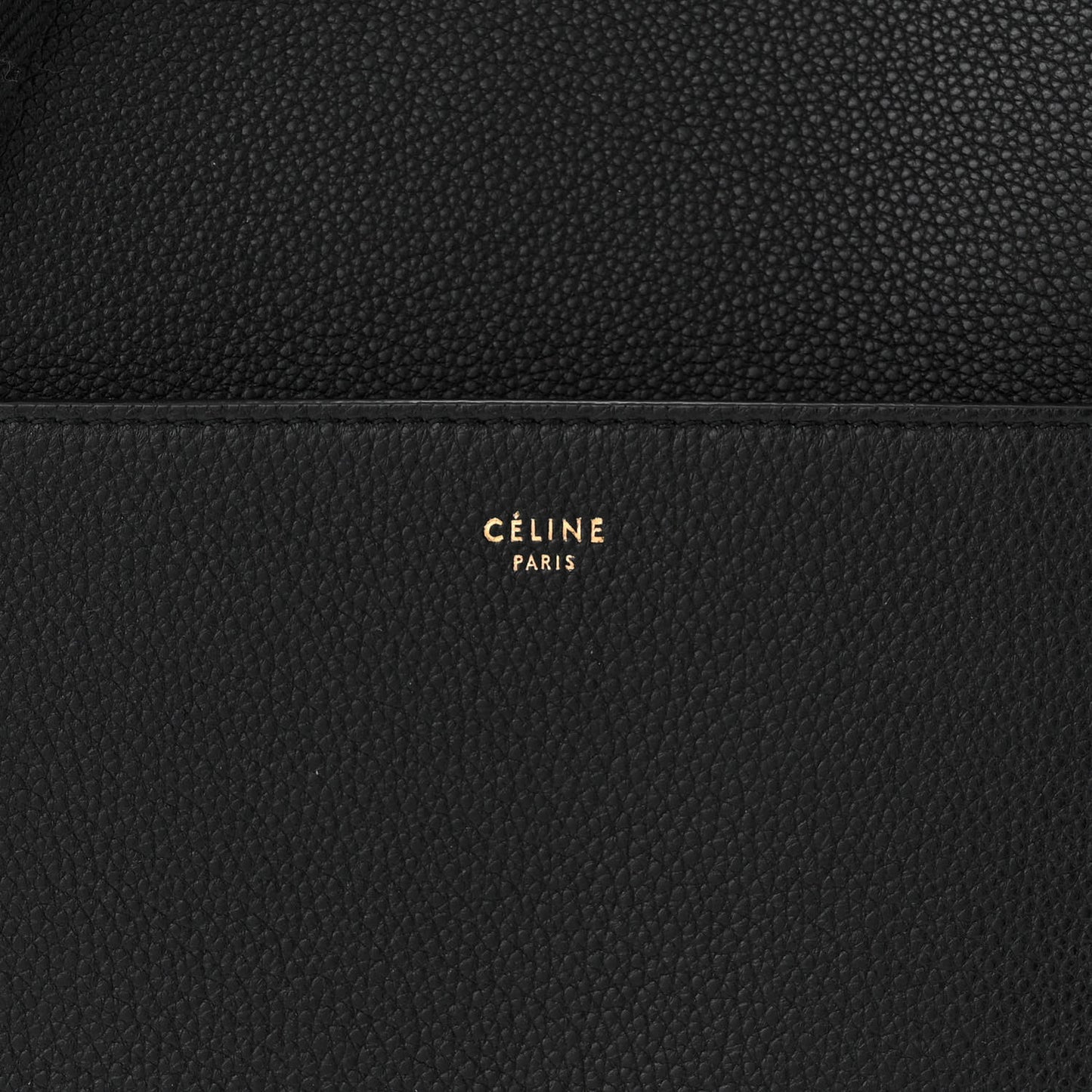 Soft Grained Calfskin Sangle Bucket Bag Navy Blue