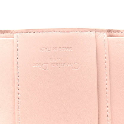 Christian Dior Lambskin Cannage My Dior Veronia Wallet Powder Pink 6 of 8