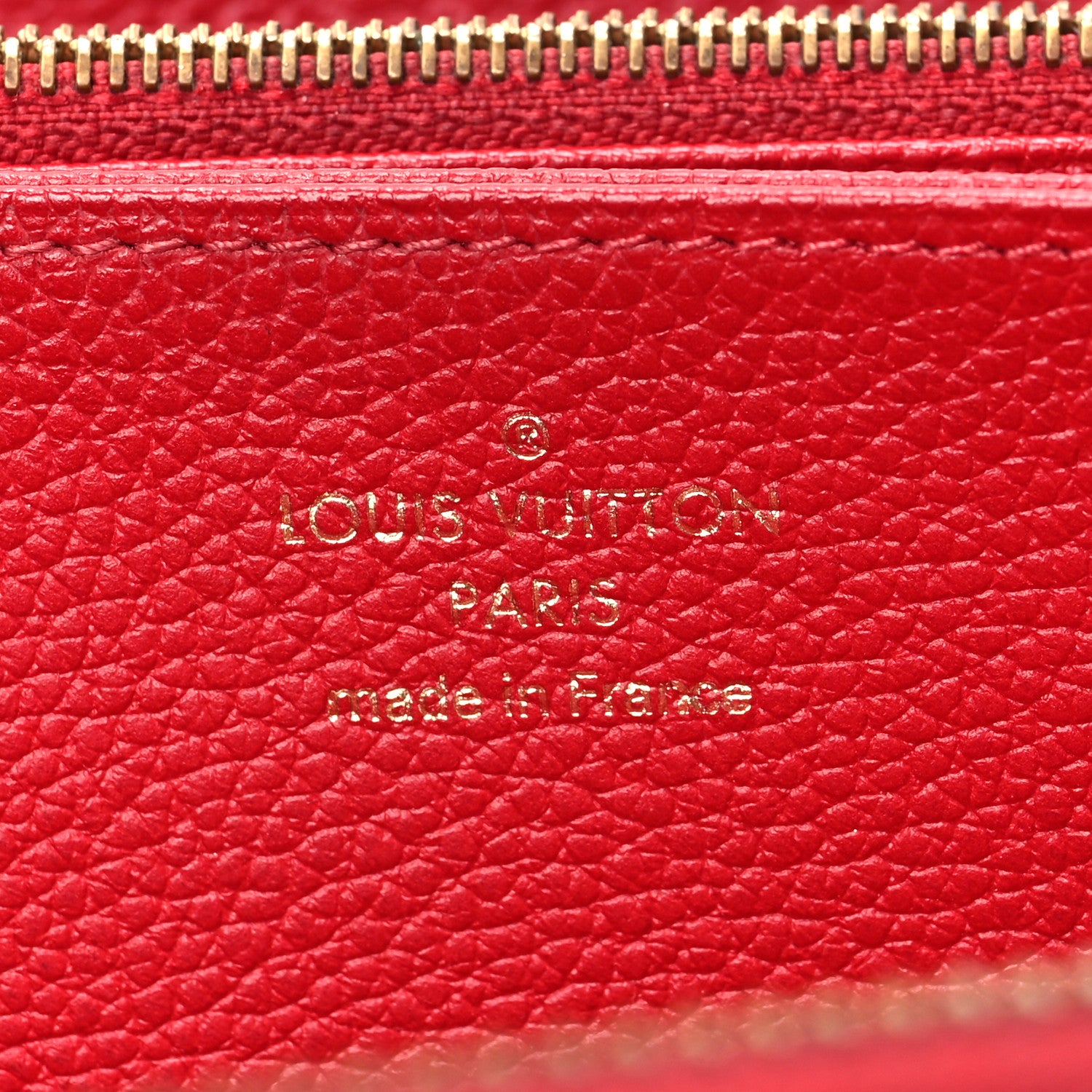 Louis Vuitton Empreinte Zippy Wallet Scarlet 6 of 6