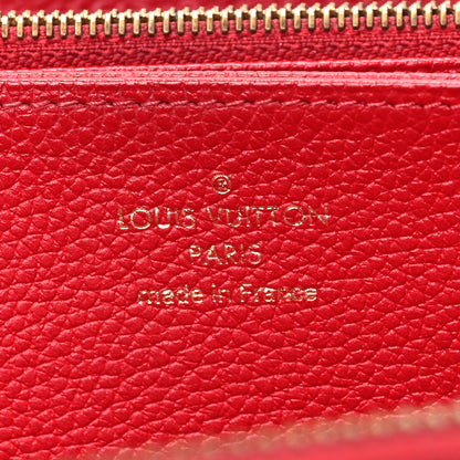 Louis Vuitton Empreinte Zippy Wallet Scarlet 6 of 6