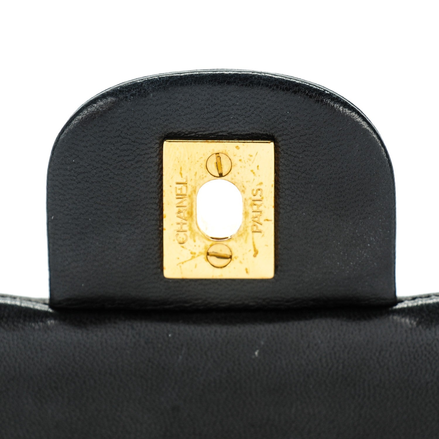Chanel Lambskin Quilted Small Double Flap Black 7 of 9