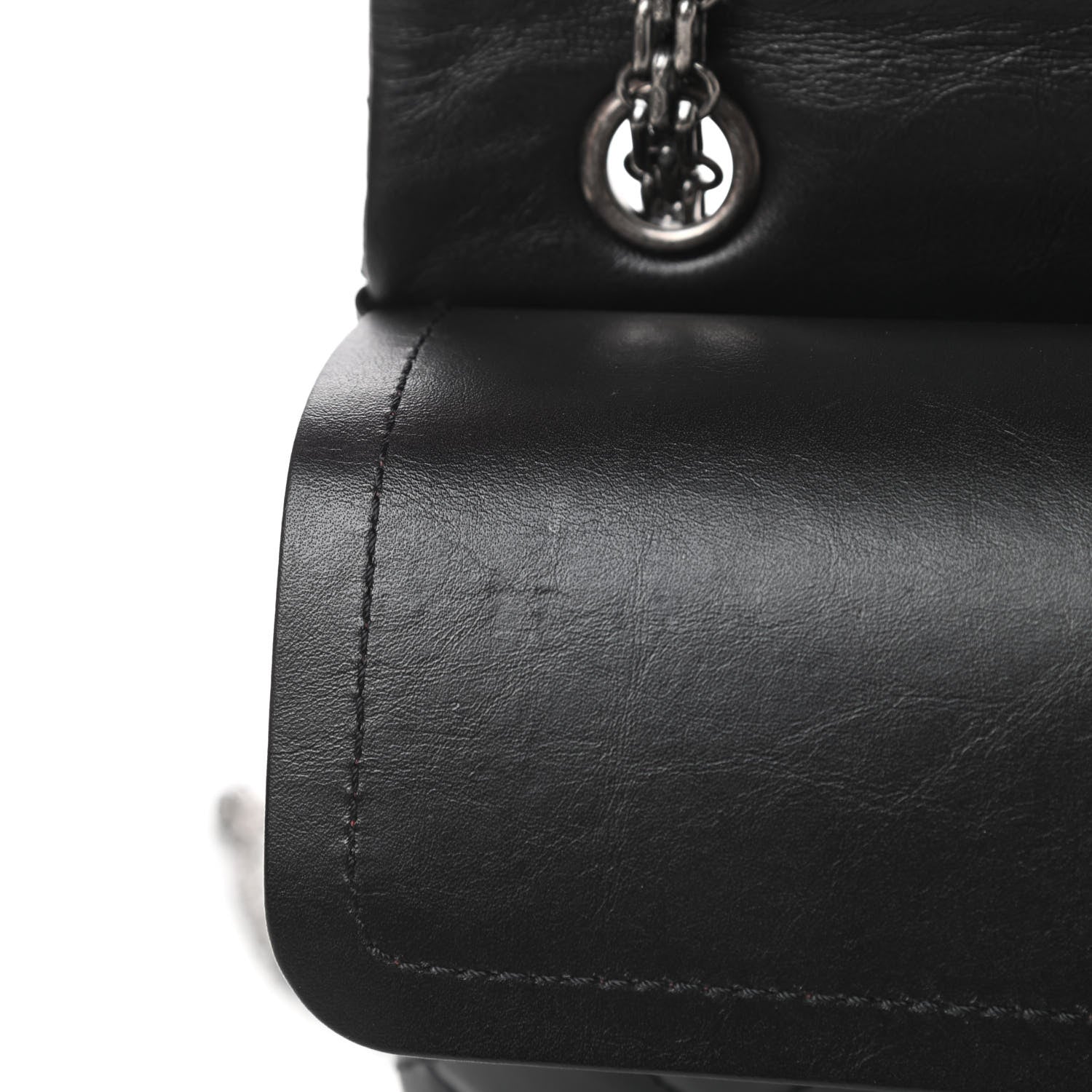 Chanel Aged Calfskin Quilted 2.55 Reissue 226 Black 12 of 13