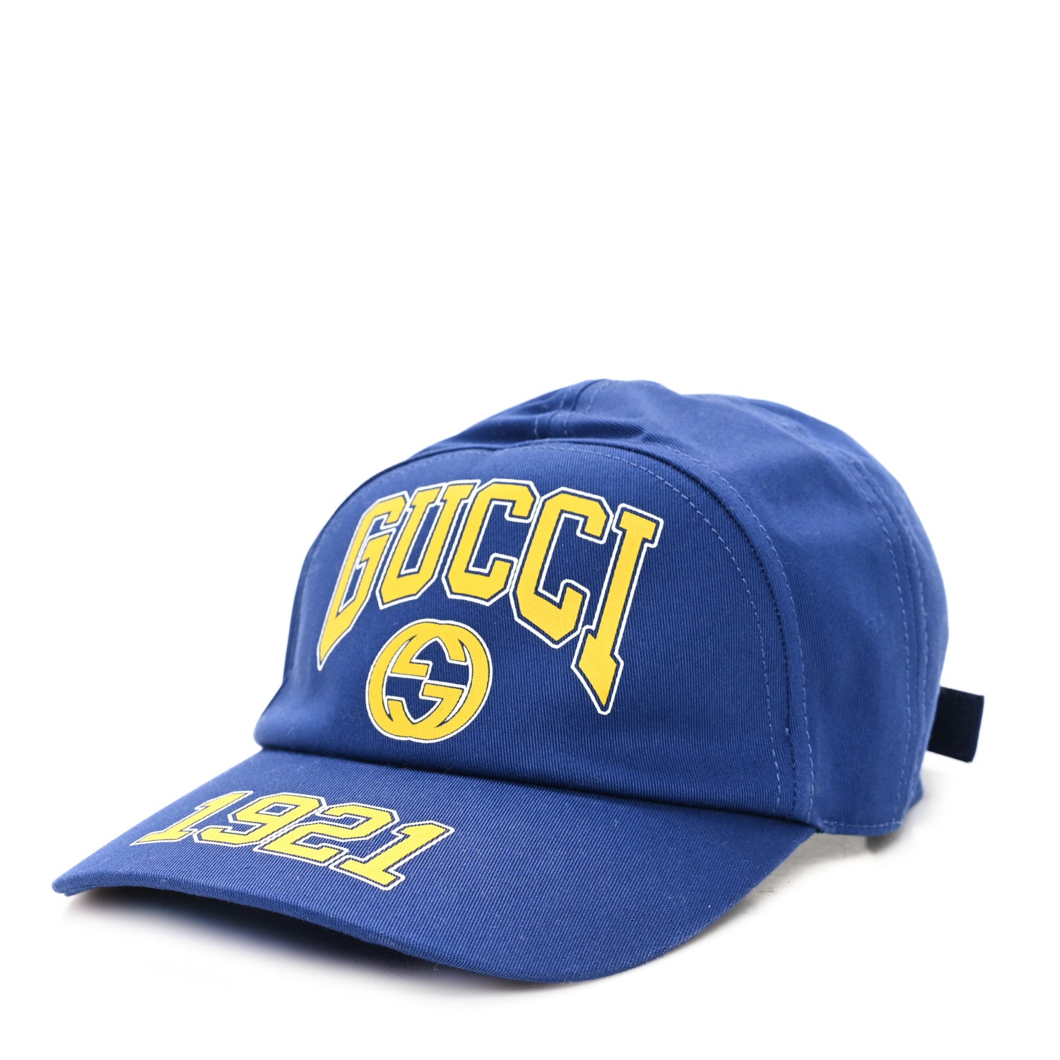 Gucci Cotton Interlocking G 1921 Baseball Hat L Blue 1 of 9